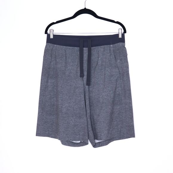 LULULEMON T.H.E Linerless Shorts Heathered Gray Lightweight Active Men's L